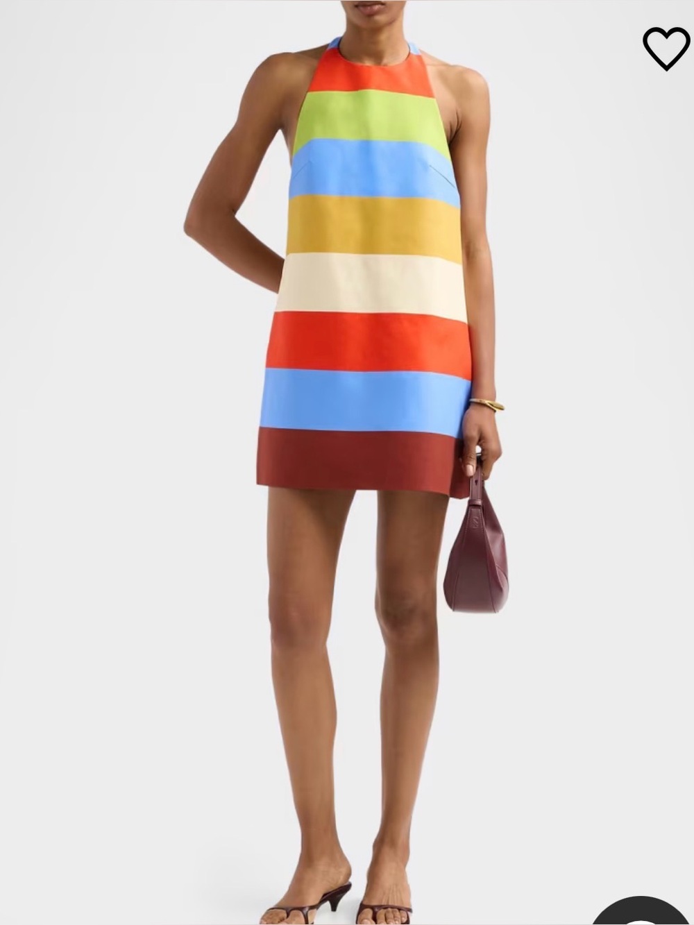 Retrofete Lanny Stripe Mini Dress M